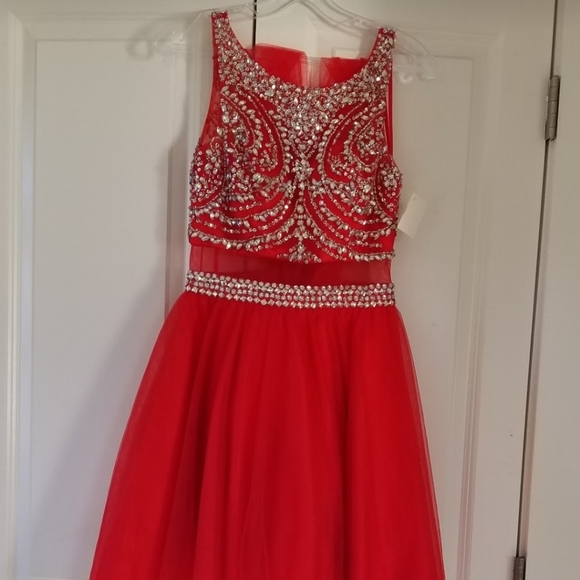 Red Bling Dress - Picture 3 of 3